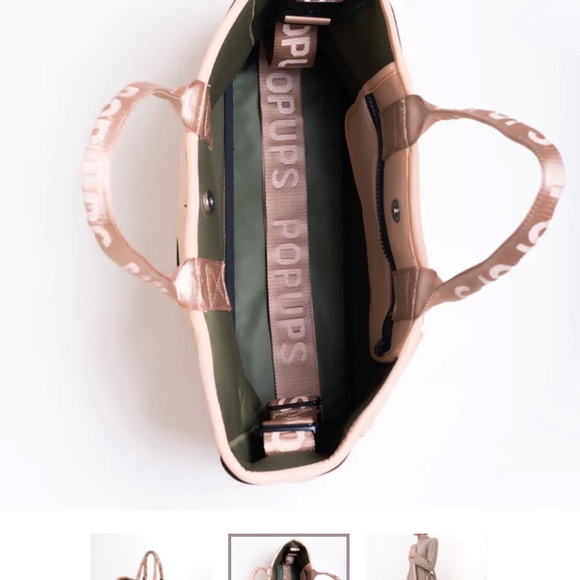 Pop ups icon tote bag tan - Picture 4 of 9